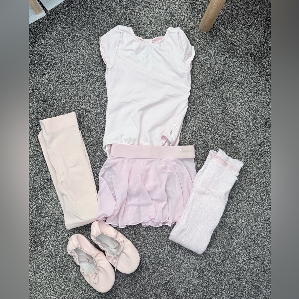Justice Light Pink Dancewear Set